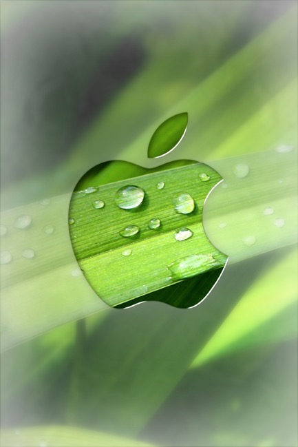 Apple Logo green